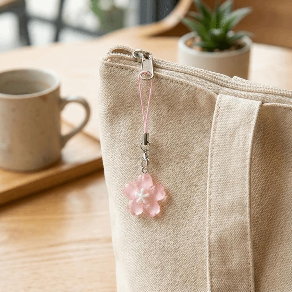 Transparent Transparent Bag Phone Chains Solid color Kawaii Pendent Accessory Student