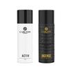 London Combo Active + Incense Deo I Наборы из 2 штук по 150 мл каждый I Длительный эффект с ванилью, кедром, белым мускусом, подходит для мужчин, мужей, мальчиков