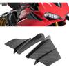 Универсальный Карбоновый ABS Пластиковый Аэродинамический Козырек Крыла Динамический Спойлер Крылья для Большинства Мотоциклов