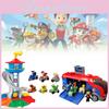 Tower Decoration Home Kids Lookout Vehicle Figures Toy Gift Rebound