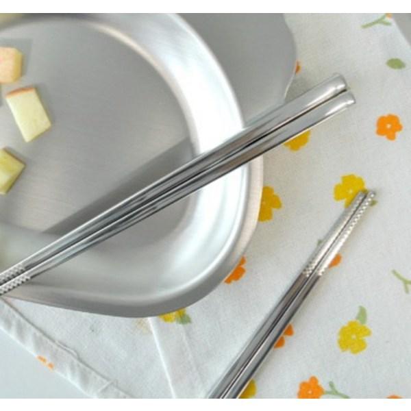 Детские вакуумные палочки для еды из нержавеющей стали, серебряные, один предмет, 2 шт.