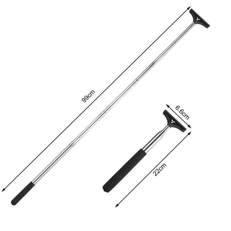 1Pcs Car Rearview Mirror Wiper Retractable Handheld Cleaning Brush Emblem For Mitsubishi lancer asx outlander pajero l200 galan UU9