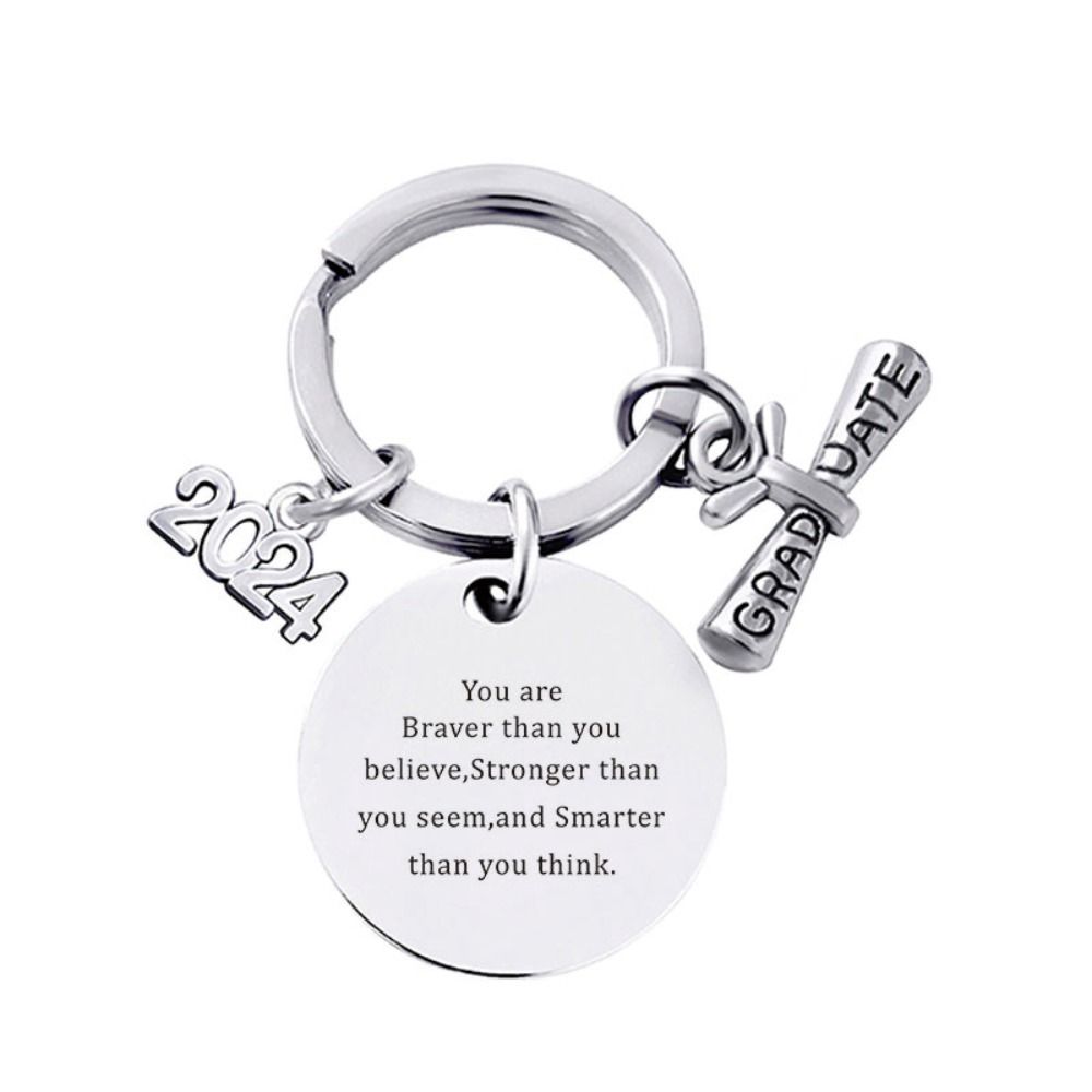 Брелок для ключей «Выпускной» 2024 года, брелок «Докторская шляпа» 2024 года, поздравление