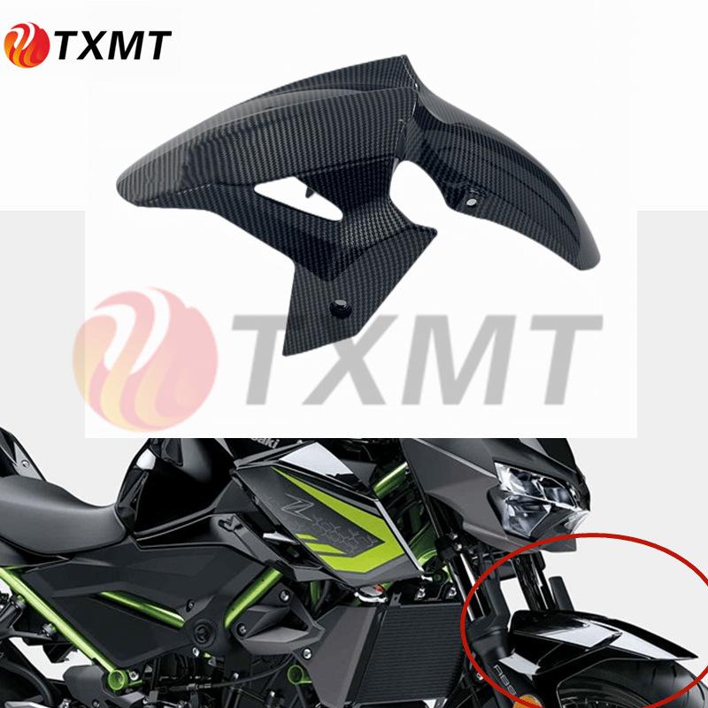 Комплект обтекателей из углеродного волокна для Kawasaki Z400: Включает полный обтекатель, крышку топливного бака, крыло, воздухозаборник.