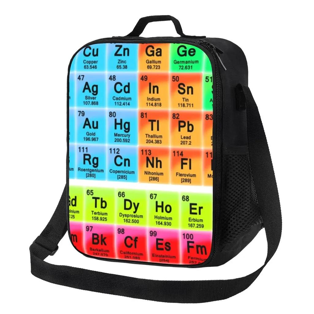 Stem Cats Insulated Lunch Bag for Women Science Chemistry Biological Thermal Cooler Bento Box Office Picnic Travel