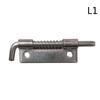 1Pc 304 Stainless Steel Loaded Hinge Security Spring Bolt Barrel Latch Hardware