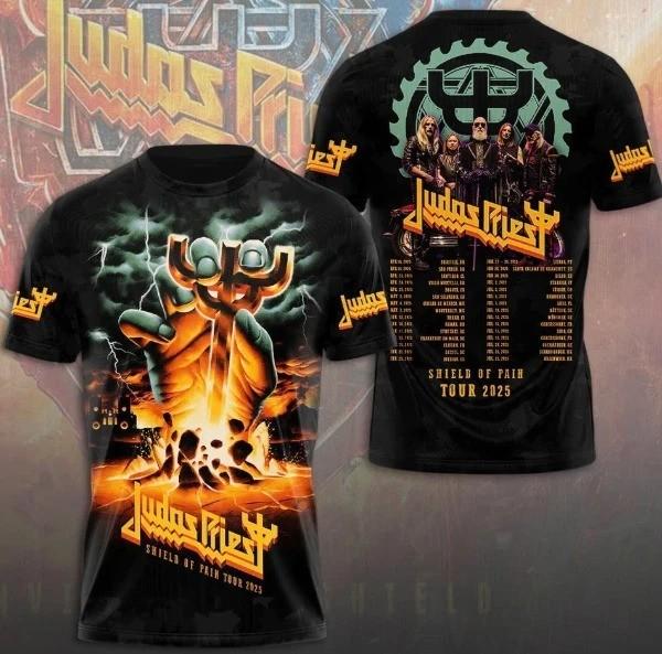 Judas Priest Tour 2026 3D T-Shirt All Over Print Gift For fan