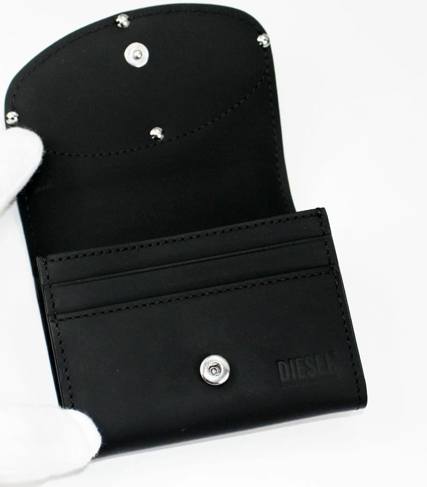 Diesel Trifold Wallet складной кошелек X10108 P6248 T8013 черный унисекс чехол для карт портмоне мужской женский