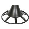 Table d'appoint - Vintage - Noir métal - Sapin - 60 cm