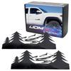 (2) Наклейки на крылья Black Mountain Trail Team для Toyota Tacoma Tundra 4Runner FJ