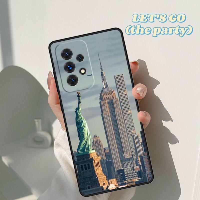 Чехол для телефона New York City Для Samsung Galaxy A42 A31 A40 A51 A71 A32 A80 A91 A52 A72 A73 A20e A21S A50 A70 A11 A12 Чехол