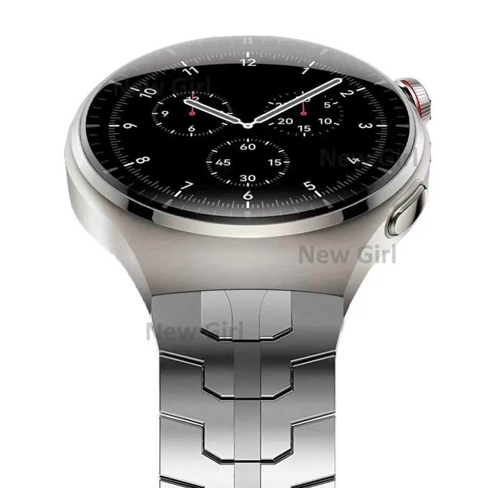 20 22 мм Роскошный ремешок из нержавеющей стали Для Huawei Watch 4 Pro GT3 46 мм Для Samsung Galaxy Watch 6/5/4 Pro 45 мм Gear S3 Металлический браслет