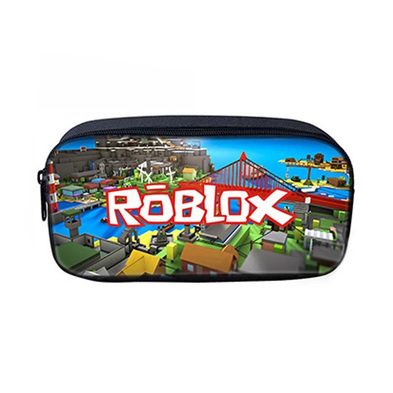 Рюкзак Roblox большой вместимости с плавными двойными молниями для школы и путешествий