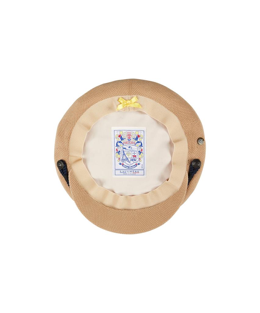 Loleleu Cotton Beret Arnaga Camel