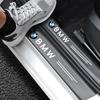 BBLB5 Car Threshold Scuff Plate Carbon Fiber Sill Protector Stickers For BMW M e46 e90 e60 f30 f10 e39 e36 g20 g30 f20 e87 Accessories