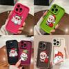 N98 Happy New Year Merry Christmas Soft Angel Eyes Phone Cases for iPhone 16 15 14 13 11 Pro Max 8 7 6s Plus 12 Mini XR XS Max Shockproof Cover
