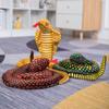 110CM Simulated Python Snake Plush Toy Giant Boa Cobra Long Stuffed Snake Plushie Pillow Children Boys Gift Home Decoration