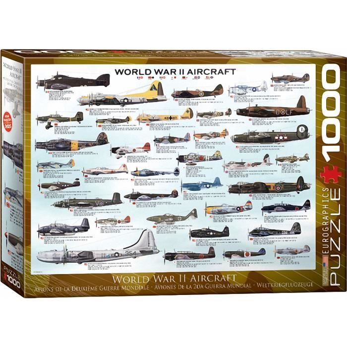 Eurographics Puzzle 1000 Pc - WWII Aircraft