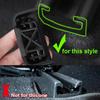 4pcs Rear Seat Slide Rail Anti-Kick Rubber Plug Protective Cover Cap Auto Car Interior Accessories for Tesla Model Y Model 3
