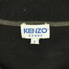 KENZO HOMME 90-е Винтажный Свитер с длинным рукавом и молнией до середины F черный трикотаж Мужской Б/У