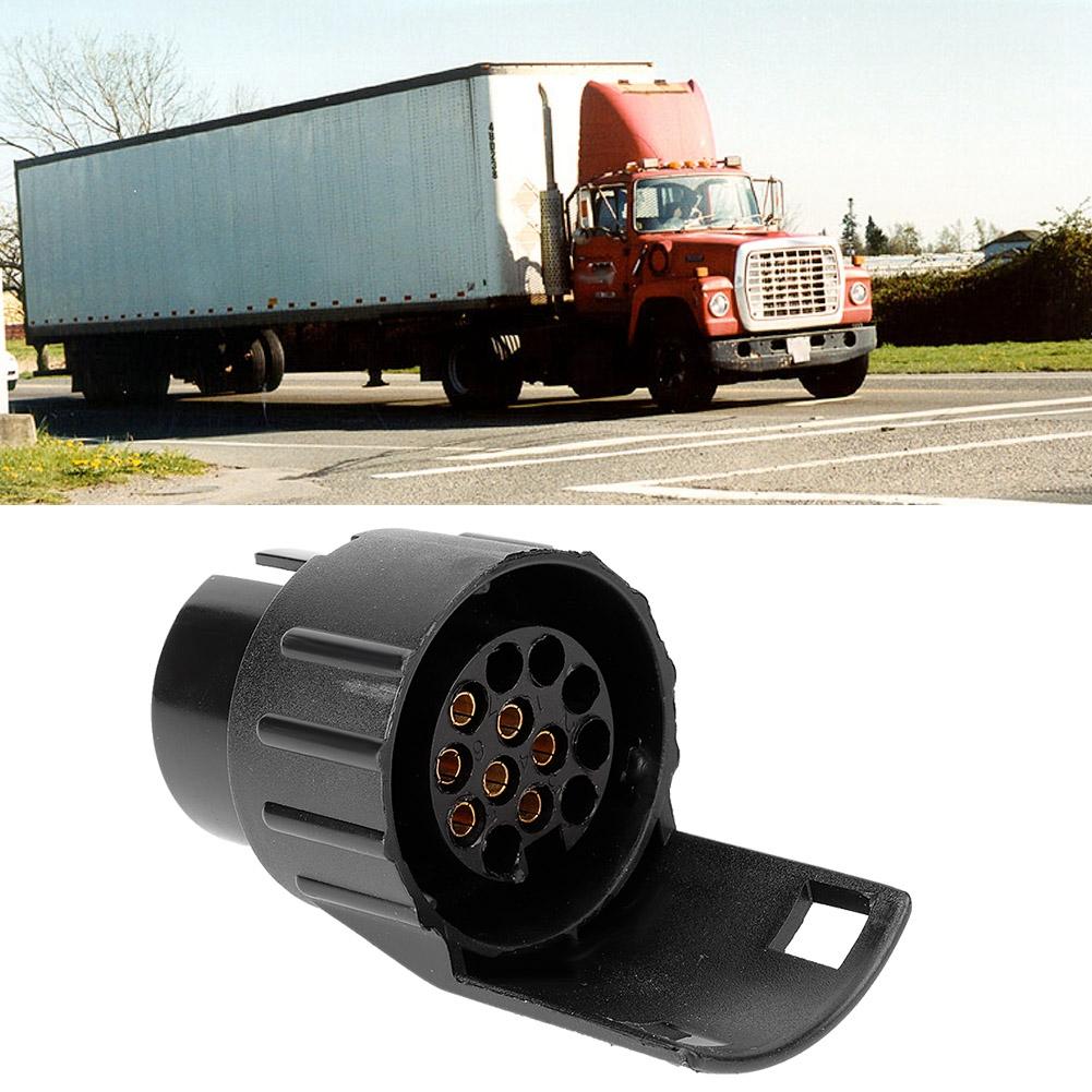 7-контактный - 13-контактный разъем для прицепа, грузовика, каравана, фаркопа, буксировочный, переходник-конвертер