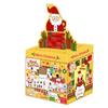 Holiday Santa Gift Box With Coin Slot For Christmas Party Decor And Gift Presentation