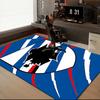 Sam-pdoria Team Emblem Rug for Living Room, Game Rooms, Office, Bedroom, Office Floor Mat Playful Design, fan gifts Christmas decor
