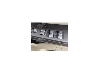 IDT Алюминиевая накладка на кнопку стеклоподъемника для N-BOX/N Box Custom JF3 JF4 Панель интерьера Передняя накладка (Серебряный)
