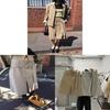 Vintage Korean Spring Skirt With Irregular Split And Double Waist Belt For Casual Wear