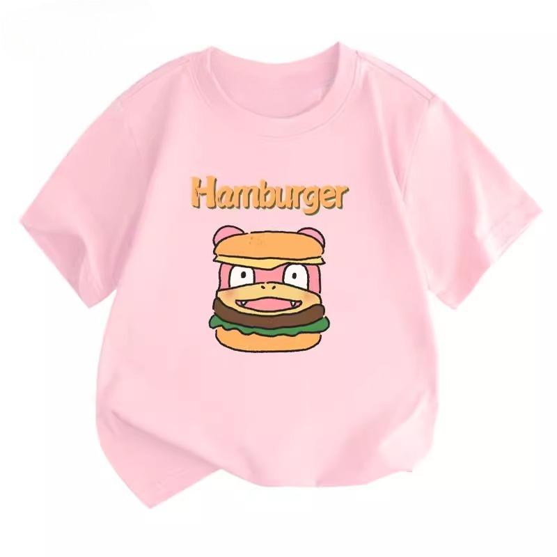 Potdemiel Summer New Pikachu Kids 100 Cotton TShirt Comfortable and Breathable Suitable for Boys and Girls