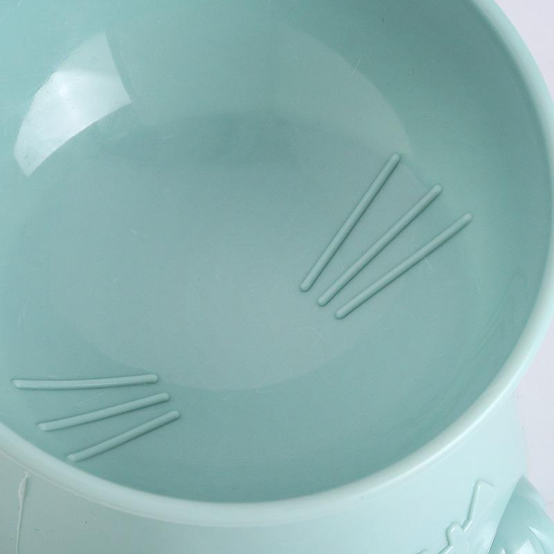 Милая кошачья миска, наклоненная на высоких ножках, кошачья миска, миска для еды, черная миска для воды, кошачья миска для еды, миска для собаки