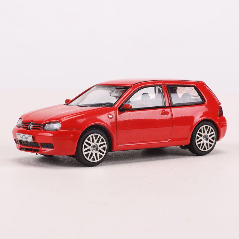НОД 1:64 Модель автомобиля из сплава Volkswagen Golf MK4 GTI Юбилейное издание, 2-дверная и 4-дверная симуляция.