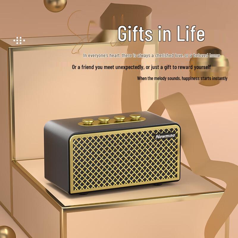 Портативная HIFI Bluetooth-колонка Newsmy BT521, штекер CN (адаптер в комплекте) (Китайская версия)