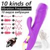 Магнитно-импульсный автоматический толкающий вибратор для женщин с подогревом, телескопическая мастурбация, стимуляция точки G, секс-игрушка для клитора