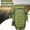 SCIONE Nylon Waterproof Military Tactical Backpack 60L Folding Rucksack for Man Outdoor Sport Camping and Hiking Climber Bag