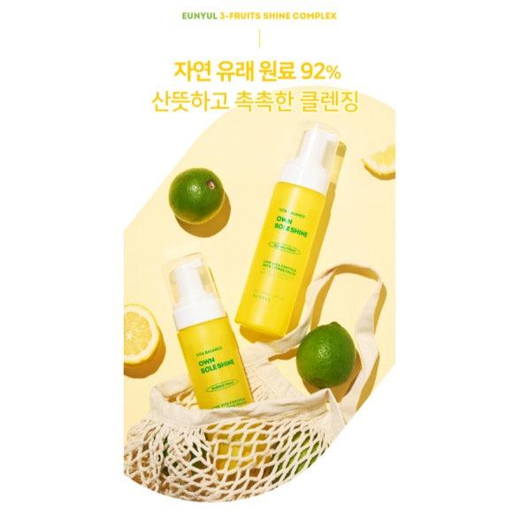 Eunyul Vita Balance Own Sol Shine Bubble Foam Cleanser 200 мл (3 варианта)