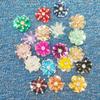 Цветные бусины Цветок Кристалл Ручная работа Бусины Одежда Ювелирные изделия Патч Декаль Аксессуары Сделай сам