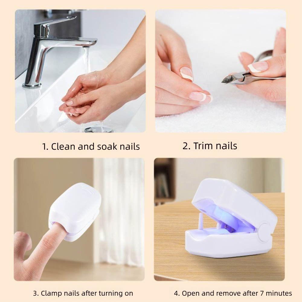 Удобная УФ-лампа для удаления грибка ногтей Эффективное лазерное устройство для лечения грибка ногтей Домашнее использование