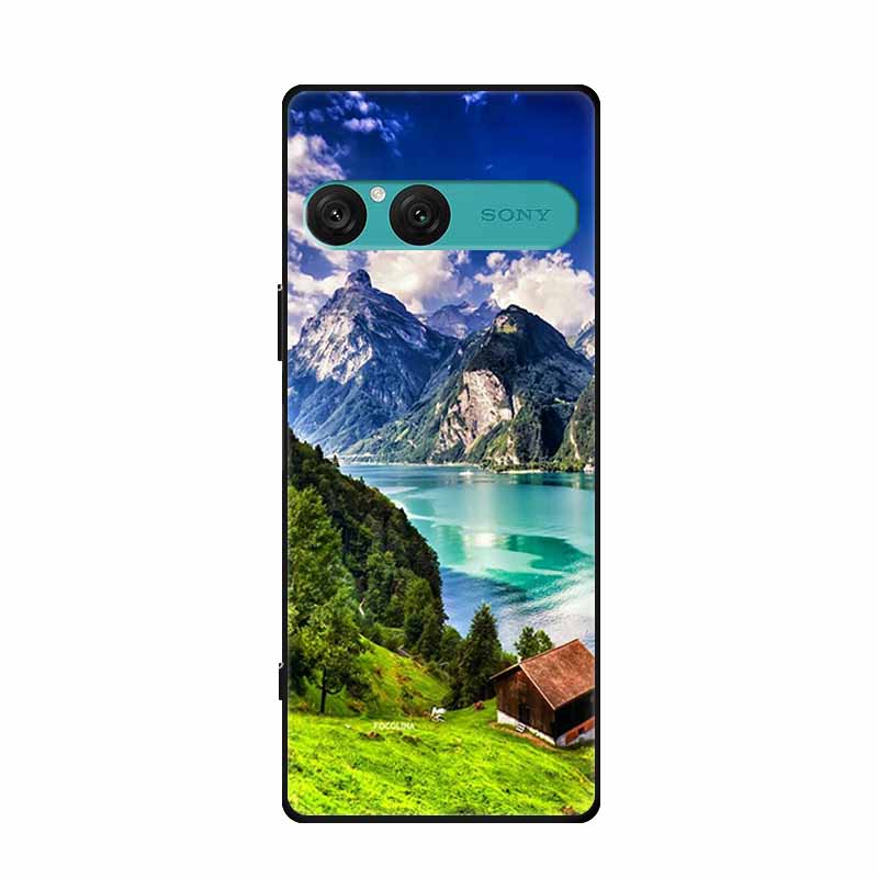 Для Sony Xperia 10 VII Чехол Мягкий Силиконовый ТПУ Задняя Крышка Защитный Чехол для Xperia10 VII 5G XQ-FE54 XQZ-CBFE Черные Чехлы для Телефона