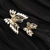 Cute Girl Rhinestone Korean Butterfly Hair Claw Grasping Clip Hair Accessories Pearl Hair Clip