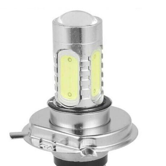 2 шт., лампа для фар, сверхяркая светодиодная лампа высокой мощности дальнего/ближнего света H4