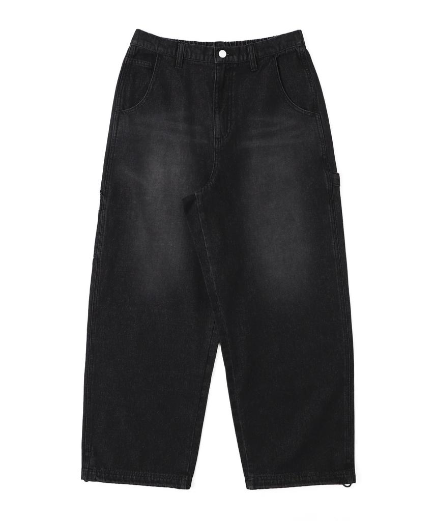 WEGO Easy Painter Деним Деним Размер Деним Черный Соната Мужские Брюки, Брюки, Брюки широкие, Низ, Джинсы, Уличная мода, Повседневный, Подарок, Весна, Лето,