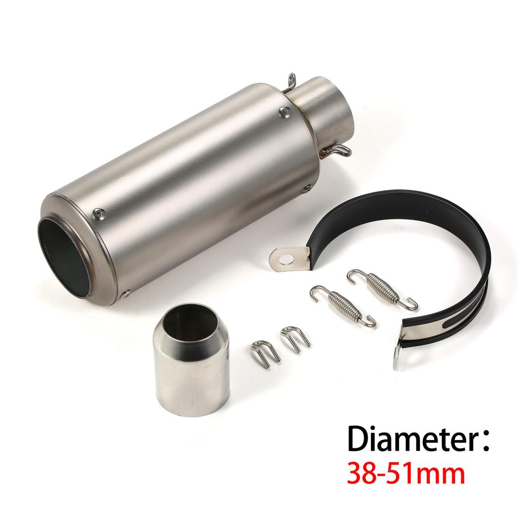 38-51 мм универсальный мотоцикл выхлопной трубы хвост ремонт глушитель подходит для мотоциклов ATV