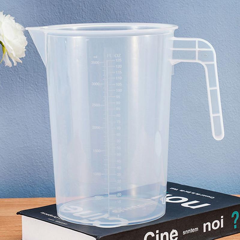 Large Plastic Measuring Cup 500ml 1000ml 2000ml 3000ml 5000ml Food Grade with Scale for Accurate Kitchen Baking Mixing