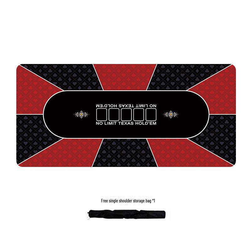 Коврик для покерного стола Texas Hold'em Silent Non-slip - утолщенная ткань для карточек для семейных вечеринок, в стиле TikTok, очень большой