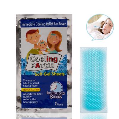 10 шт./пакет, обезболивающий детский пластырь от лихорадки, охлаждающий гель для снижения температуры, от головной боли