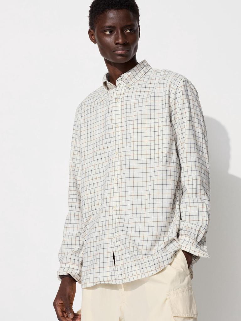 Uniqlo Flannel ShIrt  Long Sleeve Regular Color  Check I