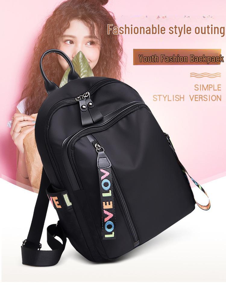 Модный женский прочный рюкзак с фирменным логотипом