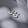Retro Gentle Pearl Earrings Autumn And Winter Niche Design Sense Natural Earrings Female Tide Earrings Earrings