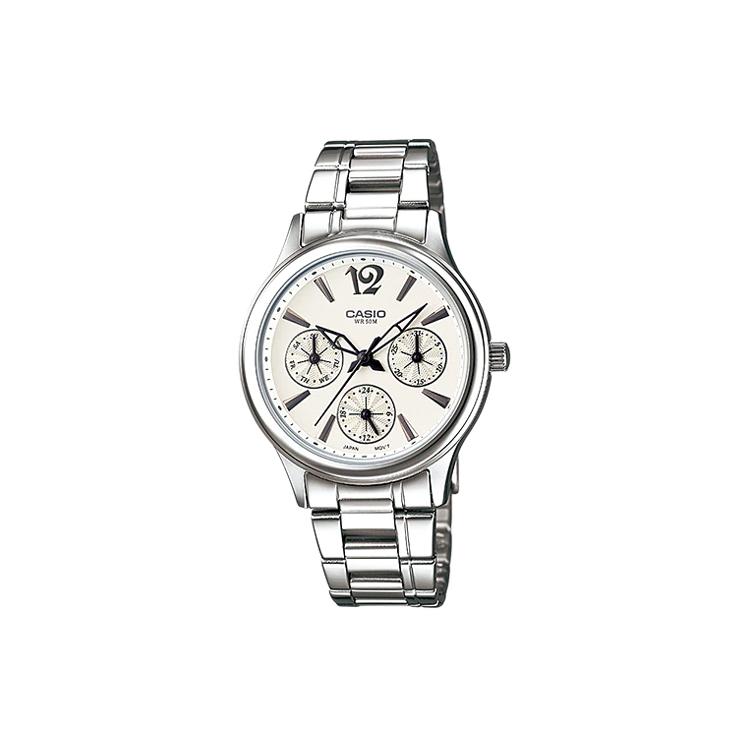 Casio Женские часы стандартной серии Белые LTP-2085D-7AVDF